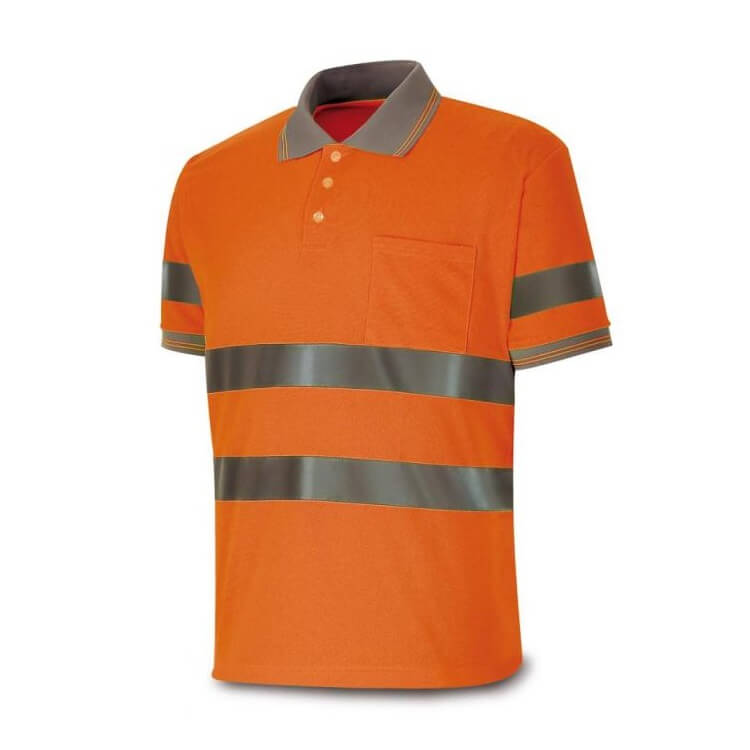 Polo manga corta alta visibilidad naranja 1288-POLFNN - Referencia 1288-POLFNN
